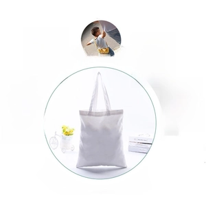 White canvas tote bag with butterfly print shown in various lifestyle scenarios and uses