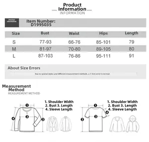 Guide détaillé des tailles pour robe d'été froncée à une épaule avec mesures S, M, L