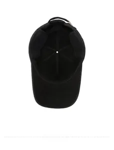 Detail view of the thickened wool lining and ear protection flaps of the winter baseball cap