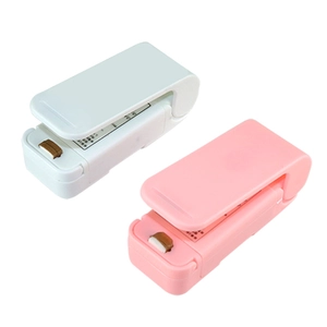 Mini sigillatrice per sacchetti portatile, macchina termica manuale per buste di snack.