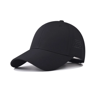 Cappello Da Baseball Sport All'Aperto Traspirante Asciugatura Rapida Impermeabile Nylon Spandex Poliestere Perforato Al Laser Regolabile