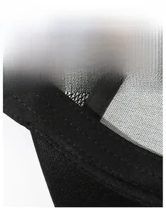 Close-up of baseball cap interior showing wide sweatband and breathable mesh lining