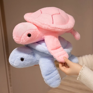 Turtle Plush Toy Sea Turtle Stuffed Animal Soft Short Plush Home Decor Gift Cute Animal Doll For Kids