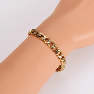 Hip Hop Cuban Link Chain Necklace 304 Stainless Steel Electroplated Punk Trendy Fashion Jewelry For Men Women