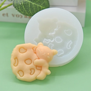Stampo in silicone a forma di orsetto con formaggio per decorazione torte e dolci