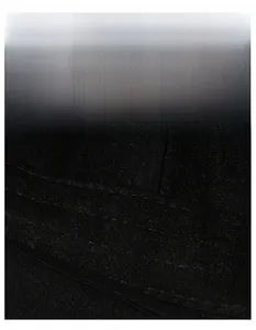 Detail view of the wide moisture-wicking sweatband inside the black winter baseball cap