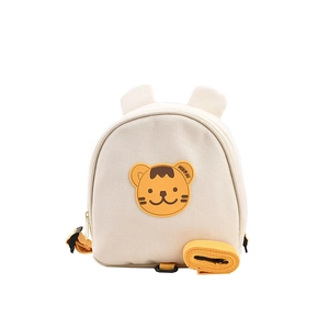 Sac à dos enfant en toile avec tigre de dessin animé et oreilles 3D pour l'école