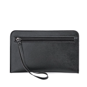 Women PU Leather Clutch Bag Long Zipper Wallet Phone Pouch Wristlet Handbag Casual Retro Large Capacity Elegant