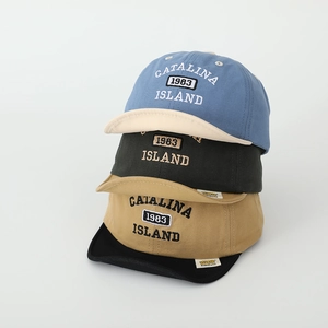 Retro vintage cotton kids baseball caps with Catalina 1983 embroidery in three colors