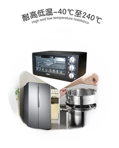 Silicone mold heat resistance test from -40C to 240C in oven, fridge and steamer
