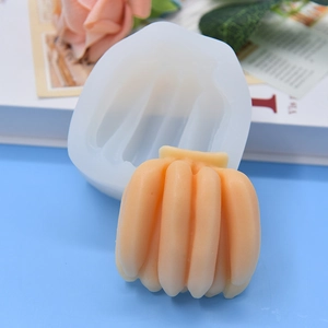 Silikonform Bananenbündel für kreatives DIY-Kuchendekor und handgemachte Seife