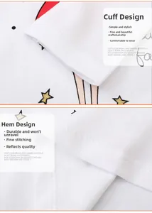 Detail view of the fine stitching on the cuff and hem of a cotton long-sleeved shirt