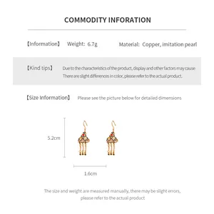 Tableau des tailles détaillé pour boucles d'oreilles cœur triangle 18K avec poids et dimensions