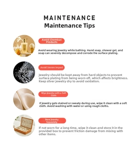 Maintenance guide with cleaning instructions and storage tips for crown jewelry