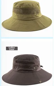Detail of breathable mesh and adjustable windproof cord on outdoor sun hats