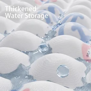 Thickened absorbent pet pads with 3D texture and colorful print for dogs and cats