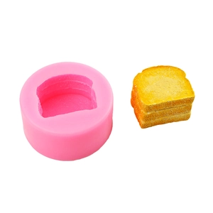 Moule en silicone en forme de pain de mie pour décoration de gâteaux et loisirs créatifs