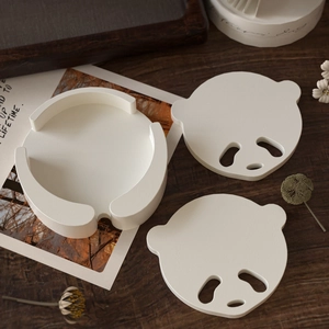 Panda Silikonform Set für Untersetzer und Aufbewahrungsbox aus Kunstharz DIY