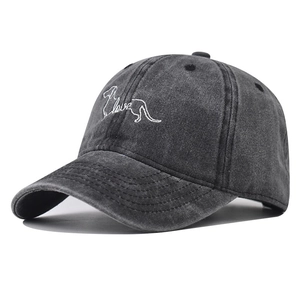Washed Cotton Baseball Cap Distressed Vintage Dad Hat With Dachshund Love Embroidery Adjustable Outdoor Sun Hat For Men Women