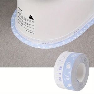 Waterproof blue piano pattern sealing strip for kitchen sink and bathroom decor