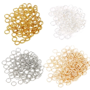 Copper Open Jump Rings 18K Gold Silver Plated Split Connectors DIY Jewelry Making Findings Earrings Necklace Accessories