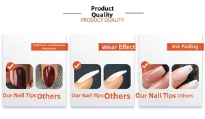 Detail comparison of glossy 3D flower press-on toenails showing durability and fit