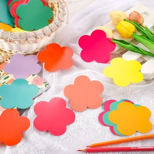 108pcs colorful flower paper cutouts for classroom bulletin board decorations
