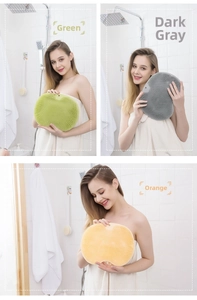 Dettagli delle spazzole da bagno in silicone per esfoliazione e massaggio con ventose