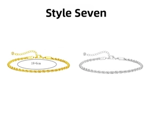 Detailed comparison of gold and silver flat snake chains with 18+6cm adjustable clasp