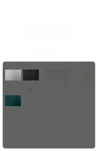 Dettaglio dei campioni di tessuto per pantaloni da yoga in grigio nero rosa e verde