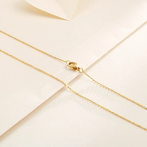 Stainless Steel O-Chain Necklace Minimalist Dainty Adjustable Link Chain For Women Elegant Daily Jewelry