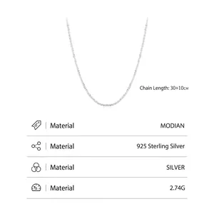 S925 sterling silver starry sky necklace with adjustable chain and polished finish