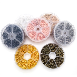 Open Jump Rings Iron Metal Boxed Mixed Sizes Diy Jewelry Making Findings Connectors With Tool Accessory