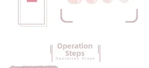 Detailed operation steps for applying Valentine heart press-on nails on pink manicure