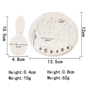 3D flower and leaf silicone mold set for fondant, chocolate, and clay crafting