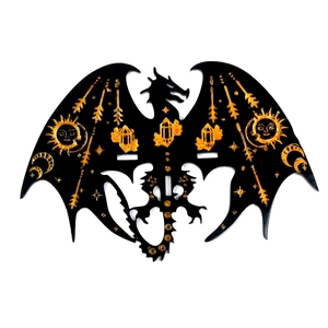Détails du moule en silicone pour bougeoir dragon avec motifs dorés mystiques