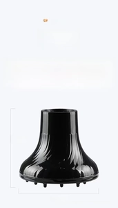 Detailed view of the universal hair diffuser hood showing 155mm base diameter size