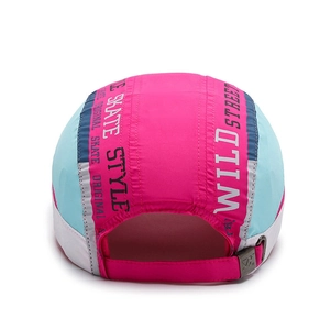 Breathable quick-dry patchwork baseball cap with Skate Style embroidery for outdoor sports