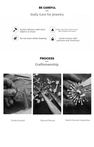 Detailed production process of potato heart pin showing fine metal polishing and inlay