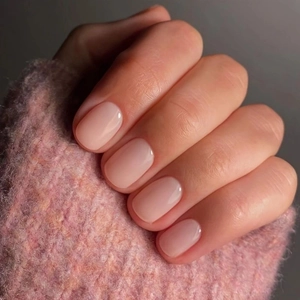 Unghie Finte da Applicare Rosa Gelatina Corte Quadrate Semplici Lucide Tinta Unita Punte per Unghie Artificiali per Manicure Quotidiana Donna