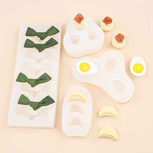 DIY silicone molds for handmade noodles, dumplings, and decorative food shapes