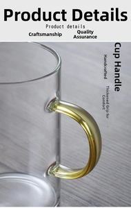 Detail of ergonomic lime green thickened glass handle with manual bonding technology