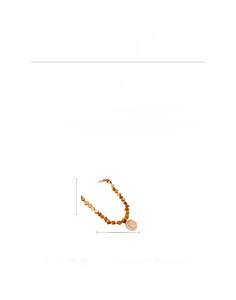 Detail of 25.8g beaded necklace featuring 45.7cm orange shell beads and 1.9cm coin pendant