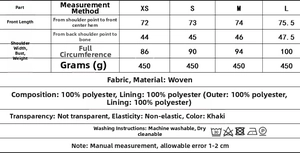 Detailed size chart and fabric composition for women's sleeveless vest and trousers set