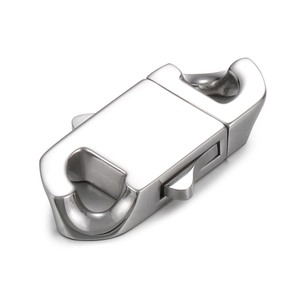 Stainless Steel Lobster Clasp Jewelry Connector For DIY Bracelet Necklace Making Rectangle Spring Buckle Fashion Findings
