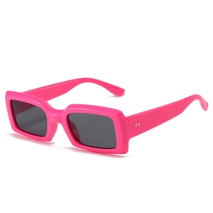 Sunglasses Retro Small Rectangular Square PC Frame AC Lens UV400 Protection Fashion Colorful Jelly Color Y2K Style Women Men