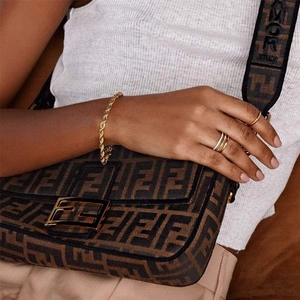 Bracelet chaîne torsadée hip-hop en acier titane doré pour hommes et femmes