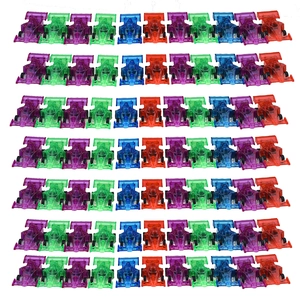 Detailed grid layout of colorful transparent formula pull-back toy cars for children