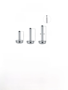Size guide for G23 titanium labret studs with 1.2mm 16G internal thread parameters