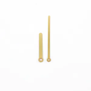 Brushed Gold Clock Hands Hour And Minute Pure Copper DIY Repair Accessories Modern Minimalist Style Replacement